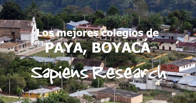 Los mejores colegios de Paya, Boyacá