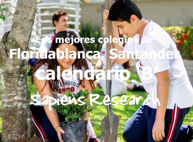 Los mejores colegios de Floridablanca, Santander calendario 'B'