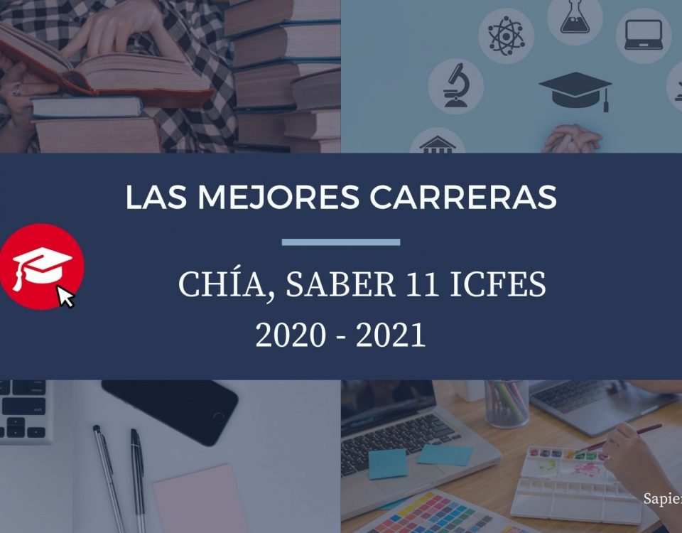 Las mejores carreras Chía, saber 11, Icfes 2020-2021
