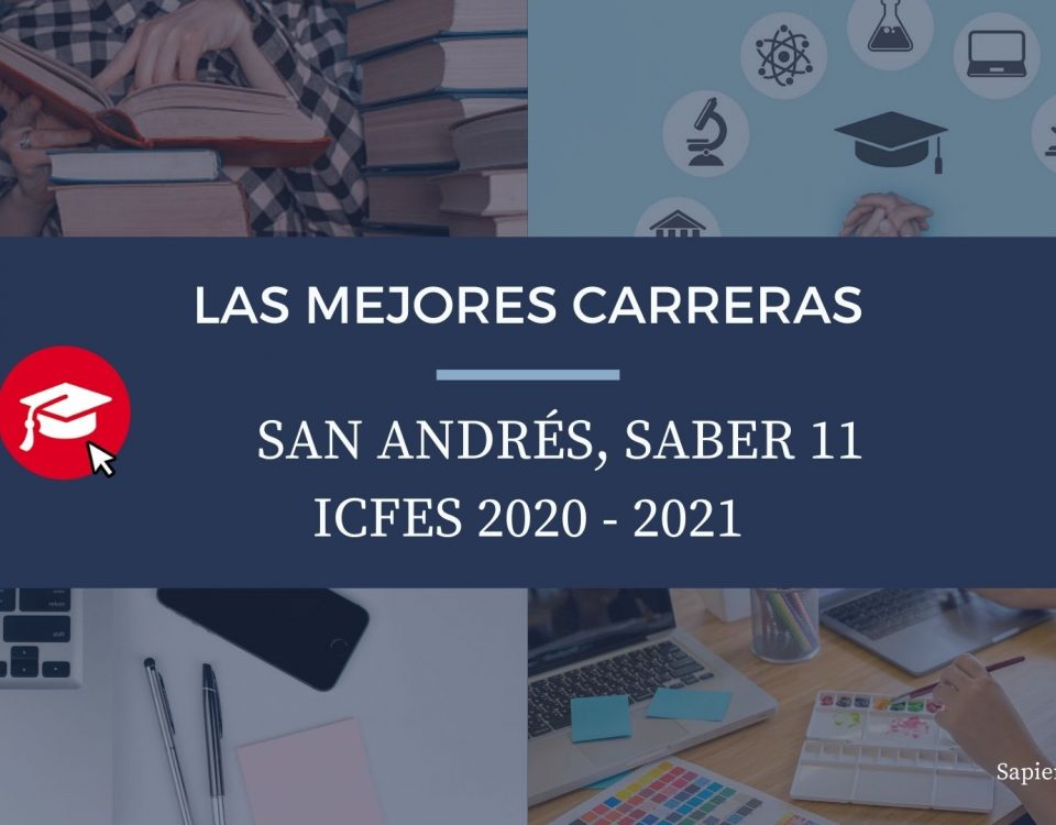 Las mejores carreras San Andrés, saber 11, Icfes 2020-2021